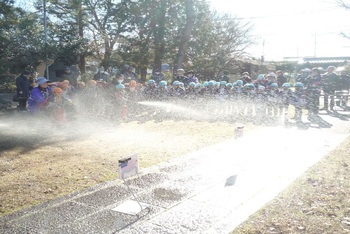 初期消火訓練写真