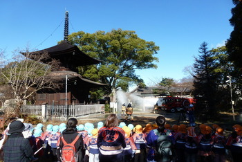 文化財防火訓練の写真