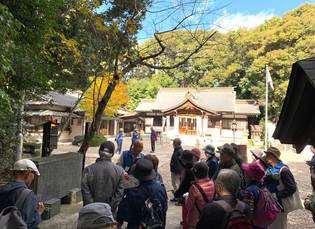 白山神社の見学