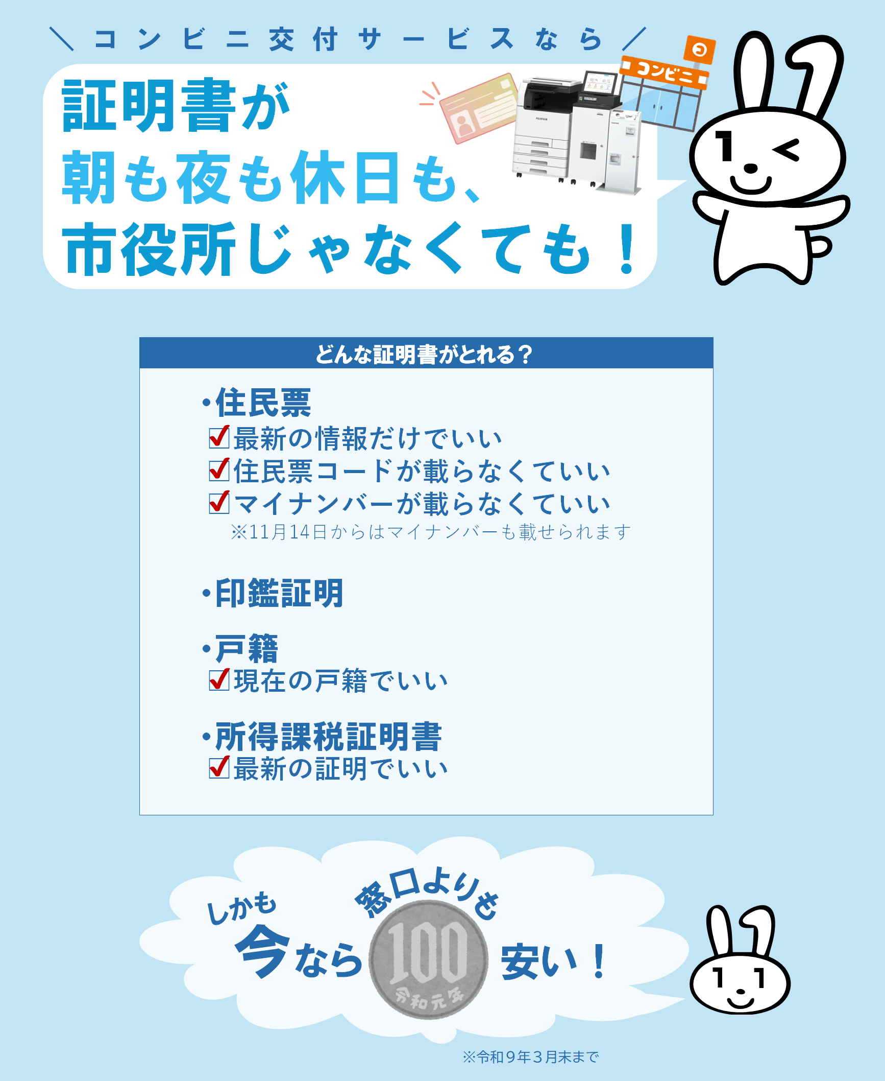 コンビニ交付サービス