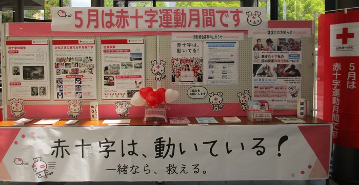 5月の赤十字運動月間の写真