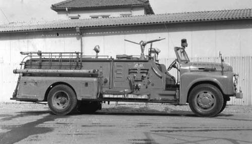 昭和44年当時の消防車
