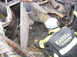 火災原因調査の写真を掲載しています。