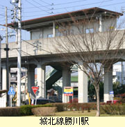 城北線勝川駅