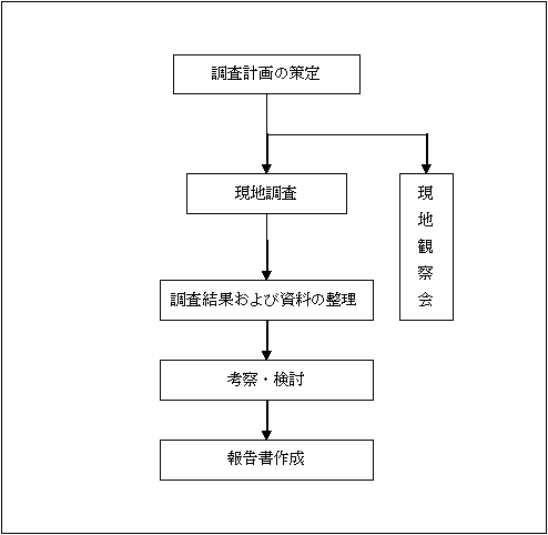 図1.6.1　調査の流れ