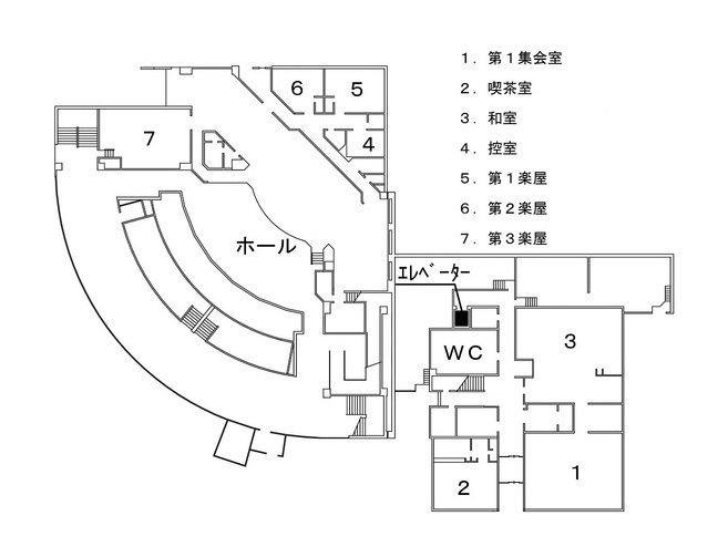 1階平面図 