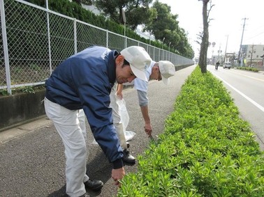 清掃活動の写真