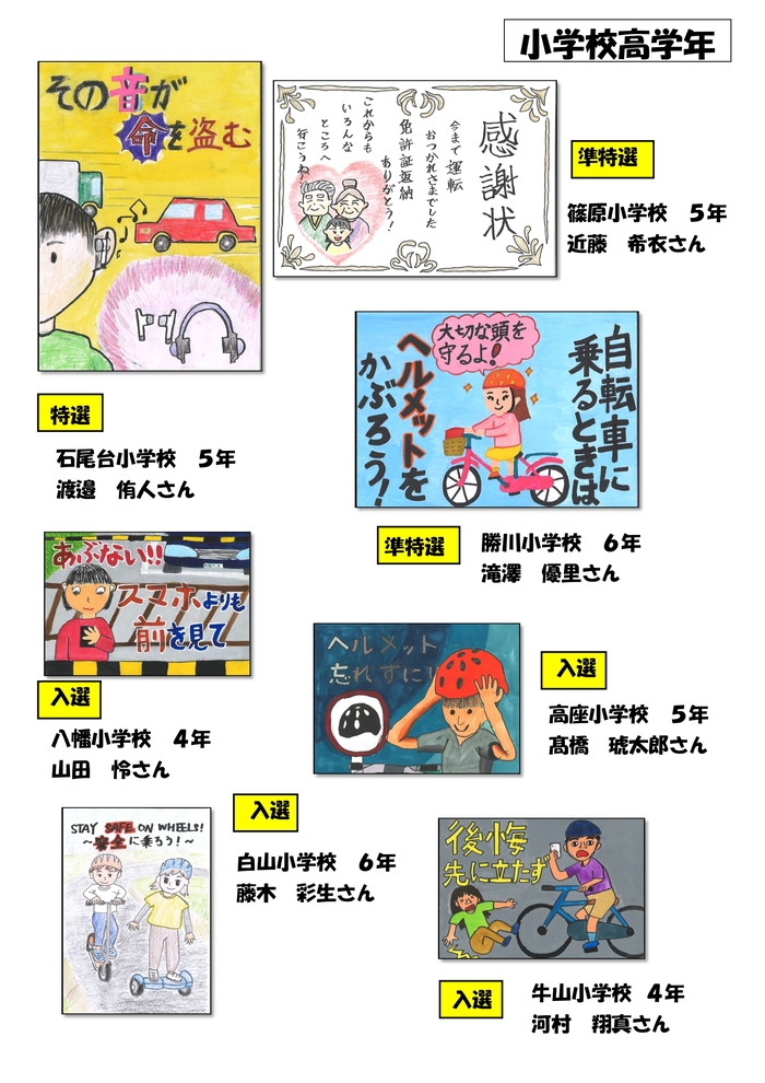 高学年交通安全イラスト