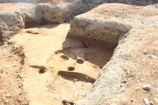 竪穴住居完掘状況