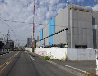 建築工事実施状況の写真