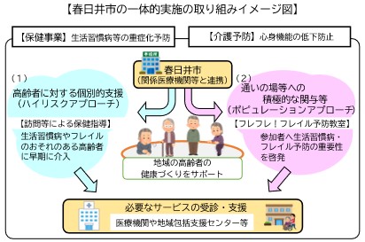 一体的実施の概要図