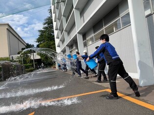 打ち水の実施