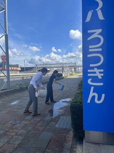 打ち水