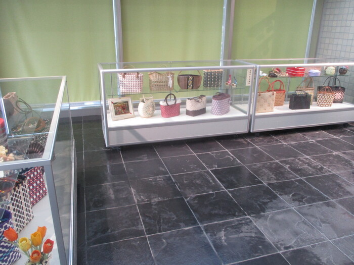 クラフトバンドのかご作品展
