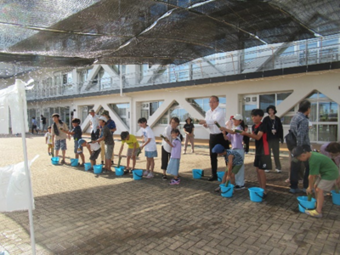 グルッポふじとう打ち水2