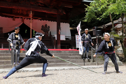 令和7年5月11日内津文化財祭　棒の手演技