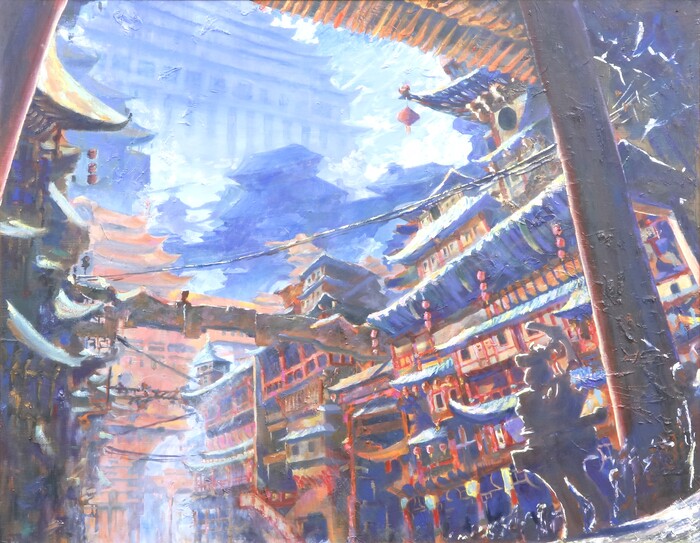 『都城の大楼閣』　成瀬　琳太郎