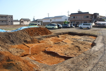篠木第3号墳完掘状況の写真