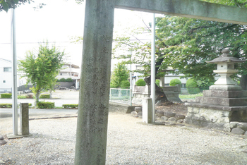 東野八幡神社鳥居の写真