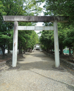 東野八幡神社鳥居の写真
