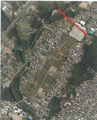 神屋地域の空中写真