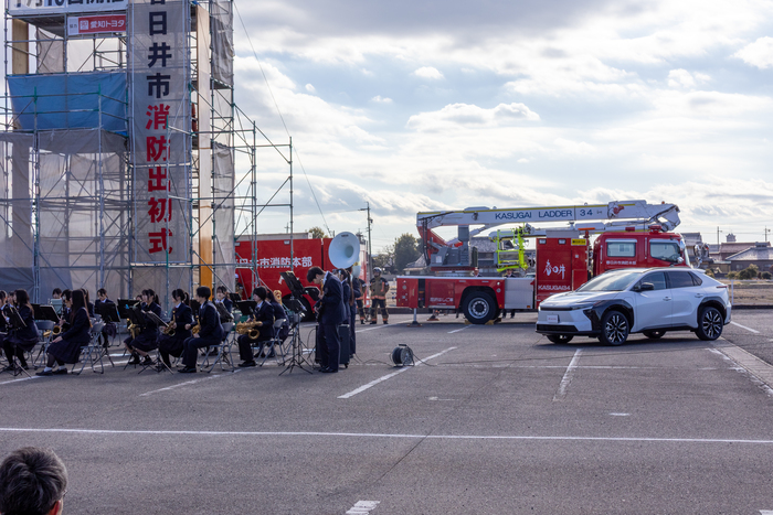 特別演奏での給電デモ!