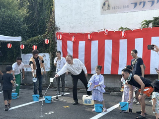 打ち水先行イベント